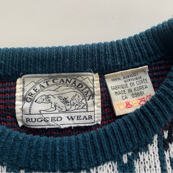 Vintage Great Canadian Grandpa Sweater - Picture 5 of 5